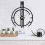 Wallity Dalmacyali Accesorio de Pared Metálico Negro